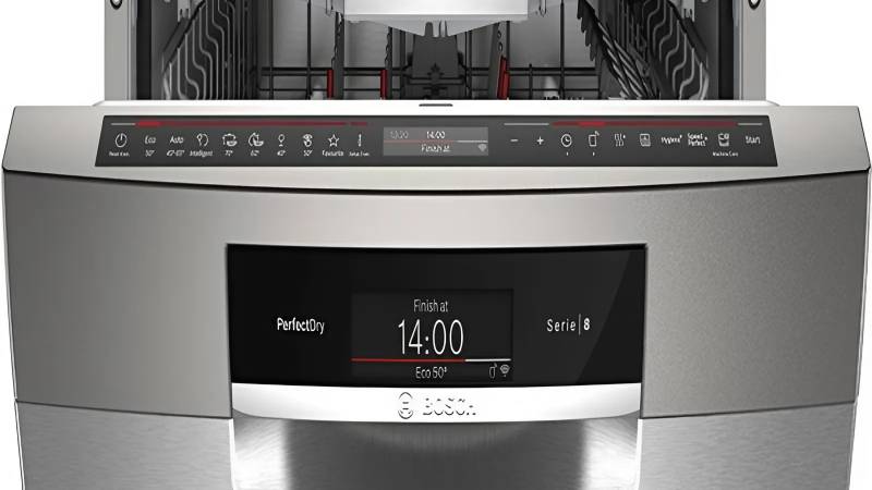 Bảng điều khiển máy rửa bát Bosch ở các dòng Series