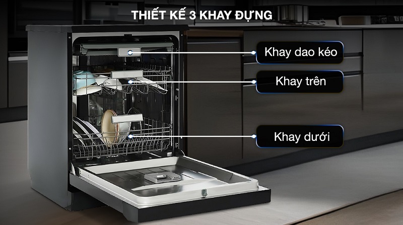 Đánh giá máy rửa chén Hafele HDW-F60EB chi tiết nhất 2025 5 Đánh giá máy rửa chén Hafele HDW-F60EB 5
