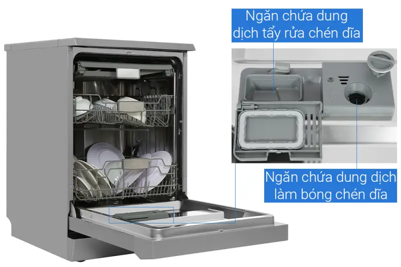 Đánh giá máy rửa chén Hafele HDW-F60EB chi tiết nhất 2025 6 Đánh giá máy rửa chén Hafele HDW-F60EB 6