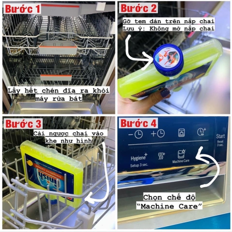 6 Bước bảo dưỡng máy rửa bát 12 bộ đơn giản tại nhà 6 bảo dưỡng máy rửa bát 12 bộ
