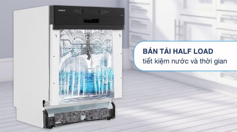 Khám phá các tiện ích trên máy rửa chén Hafele chi tiết nhất 2 các tiện ích trên máy rửa chén hafele