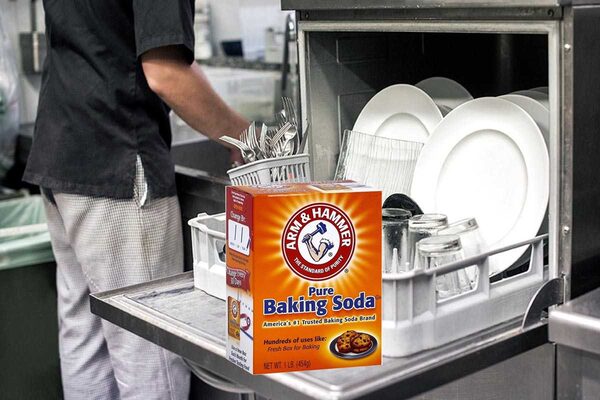 Hướng dẫn sử dụng máy rửa bát Eurosun từ A-Z 8 Baking soda có thể khử mùi hôi máy rửa bát hiệu quả