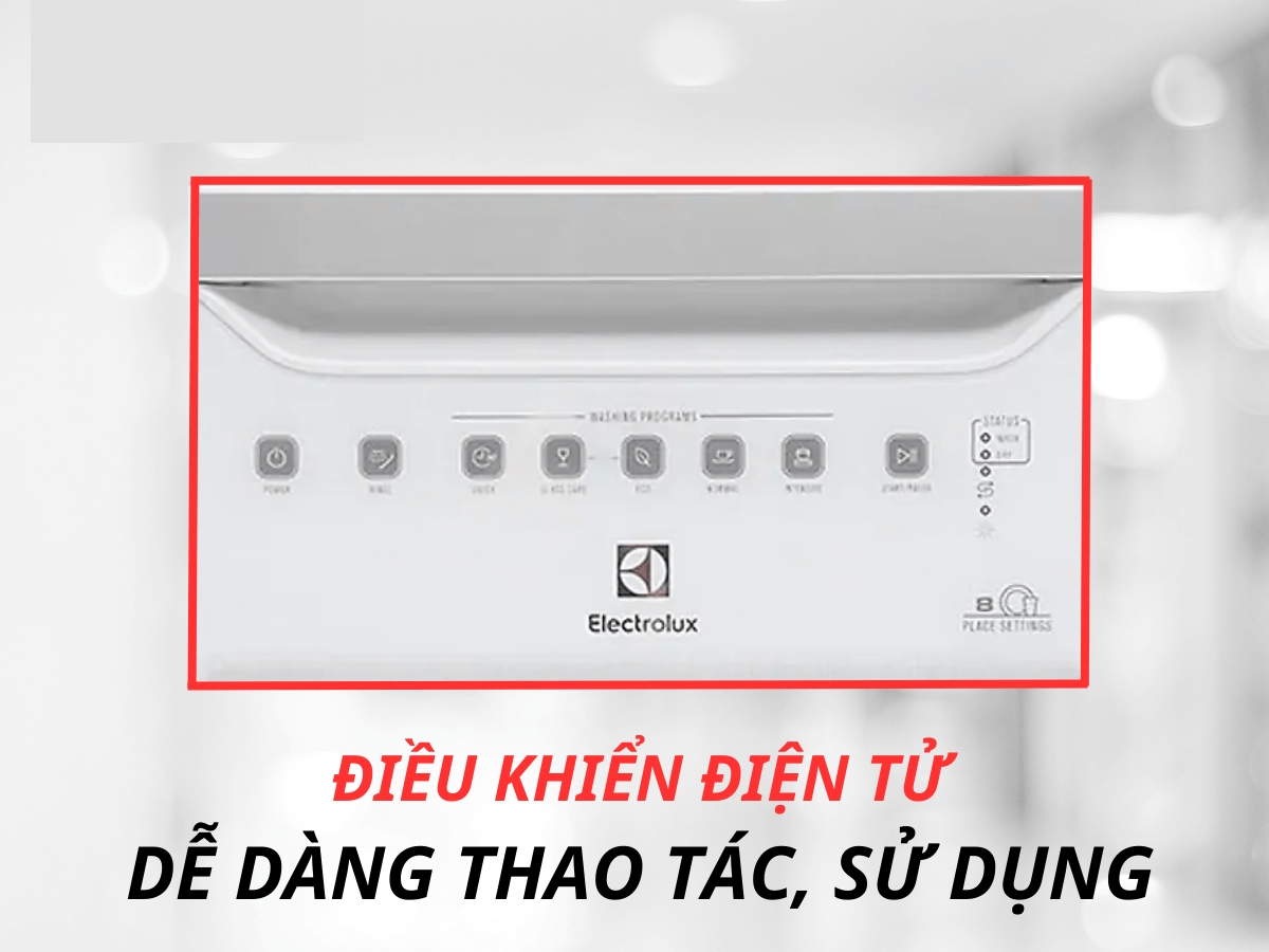 Hướng dẫn sử dụng máy rửa chén Electrolux đúng cách, chi tiết
