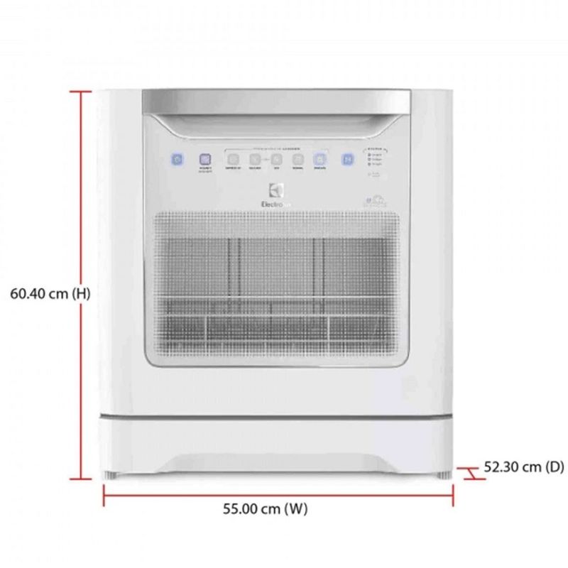 Kích thước của các loại máy rửa bát Electrolux 2 Kích thước máy rửa chén 10 bộ