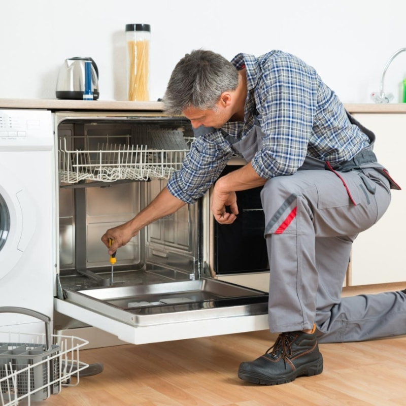 Thay thế mô tơ mới cho máy rửa chén nếu không còn dùng được và kêu to