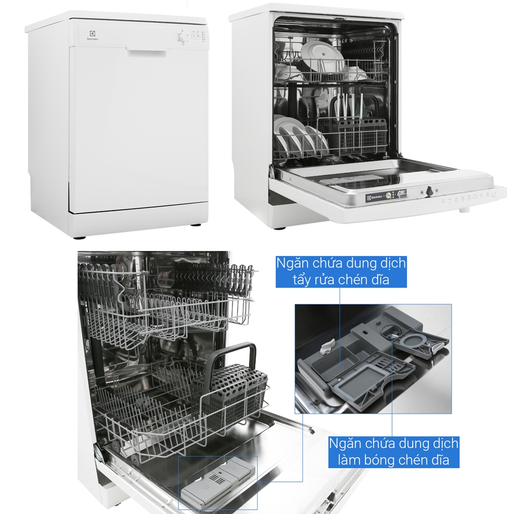 Máy rửa bát Electrolux có tốt không ? Có nên mua không? 8 Máy rửa chén độc lập Electrolux ESF5206LOW sở hữu công nghệ rửa thông minh