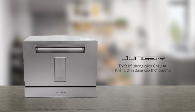 Máy rửa bát Junger có tốt không? Review máy rửa bát Junger 2 Máy rửa bát Junger sở hữu thiết kế hiện đại theo phong cách Châu Âu