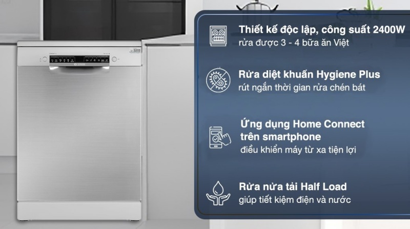 Top 5 máy rửa chén Bosch sức chứa lớn đáng mua nhất năm 2025 5 máy rửa chén bosch sức chứa lớn