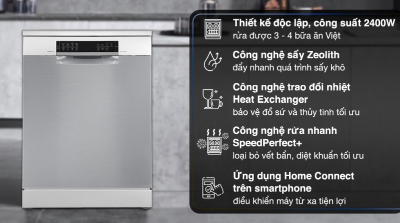 7 máy rửa chén độ ồn thấp dưới 50dB đáng mua nhất năm 2025 6 máy rửa chén độ ồn thấp