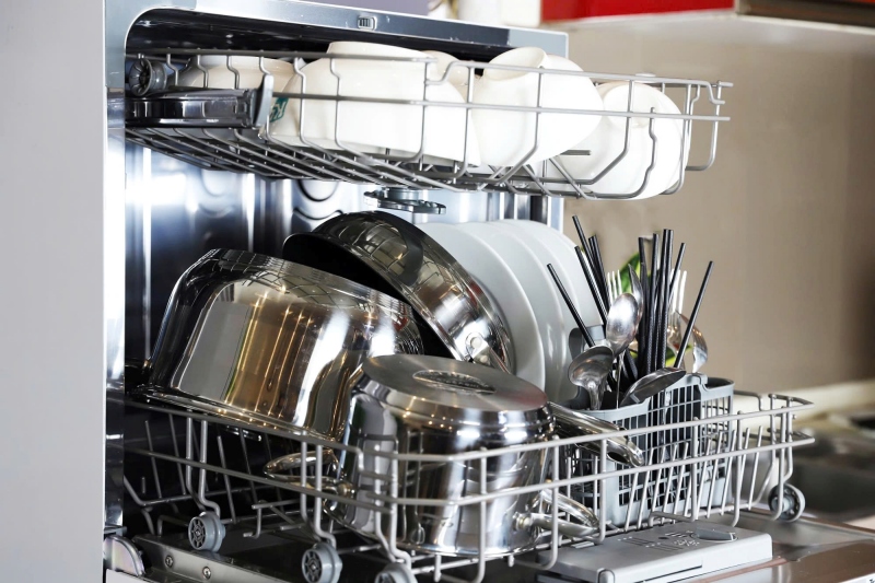 mẹo xếp đồ trong máy rửa bát mini