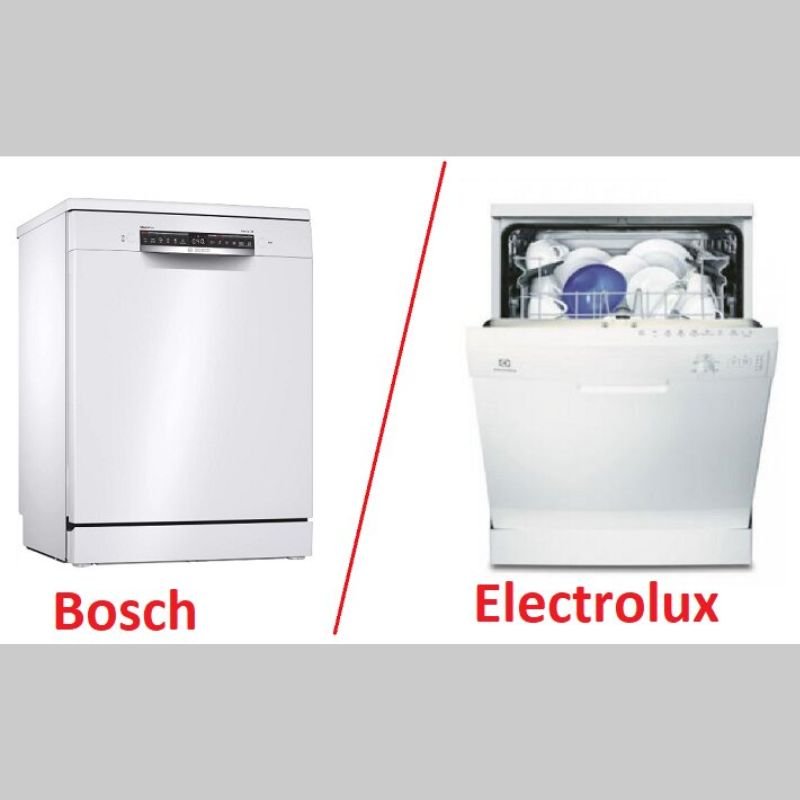 So sánh máy rửa bát Bosch và Electrolux? Nên mua loại nào ? 2 nên mua máy rửa chén bosch hay electrolux