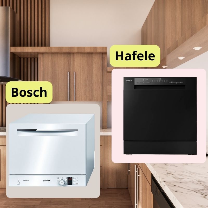 So sánh máy rửa bát Bosch và Hafele. Nên mua máy rửa bát loại nào? 6 so sánh máy rửa bát bosch và hafele