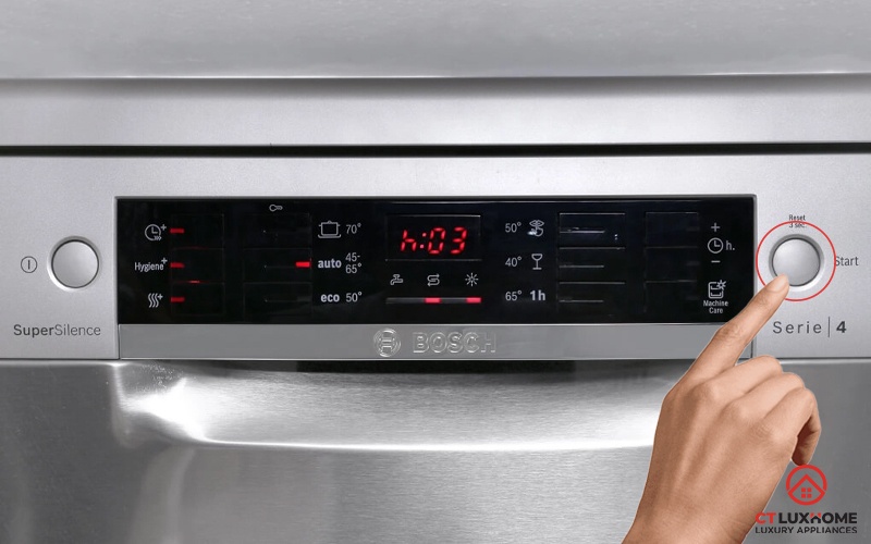 Cách tạm dừng máy rửa bát Bosch trong quá trình rửa một cách an toàn và dễ dàng 2 tạm dừng máy rửa bát Bosch trong quá trình rửa 2
