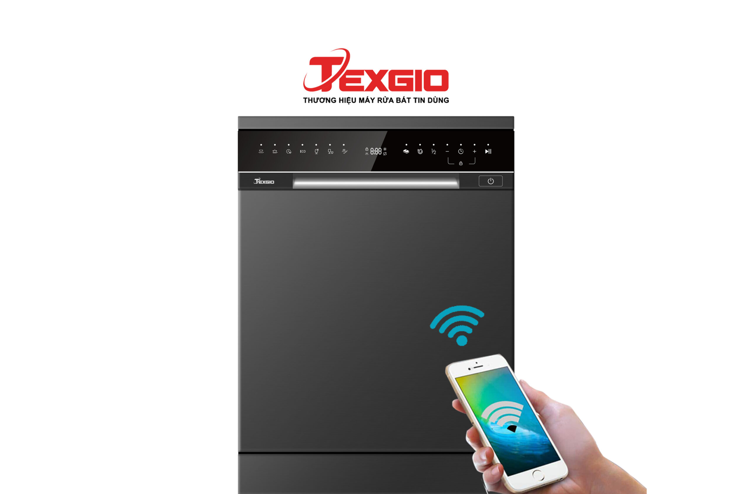 Máy rửa bát Texgio TGFPCM795B Smart