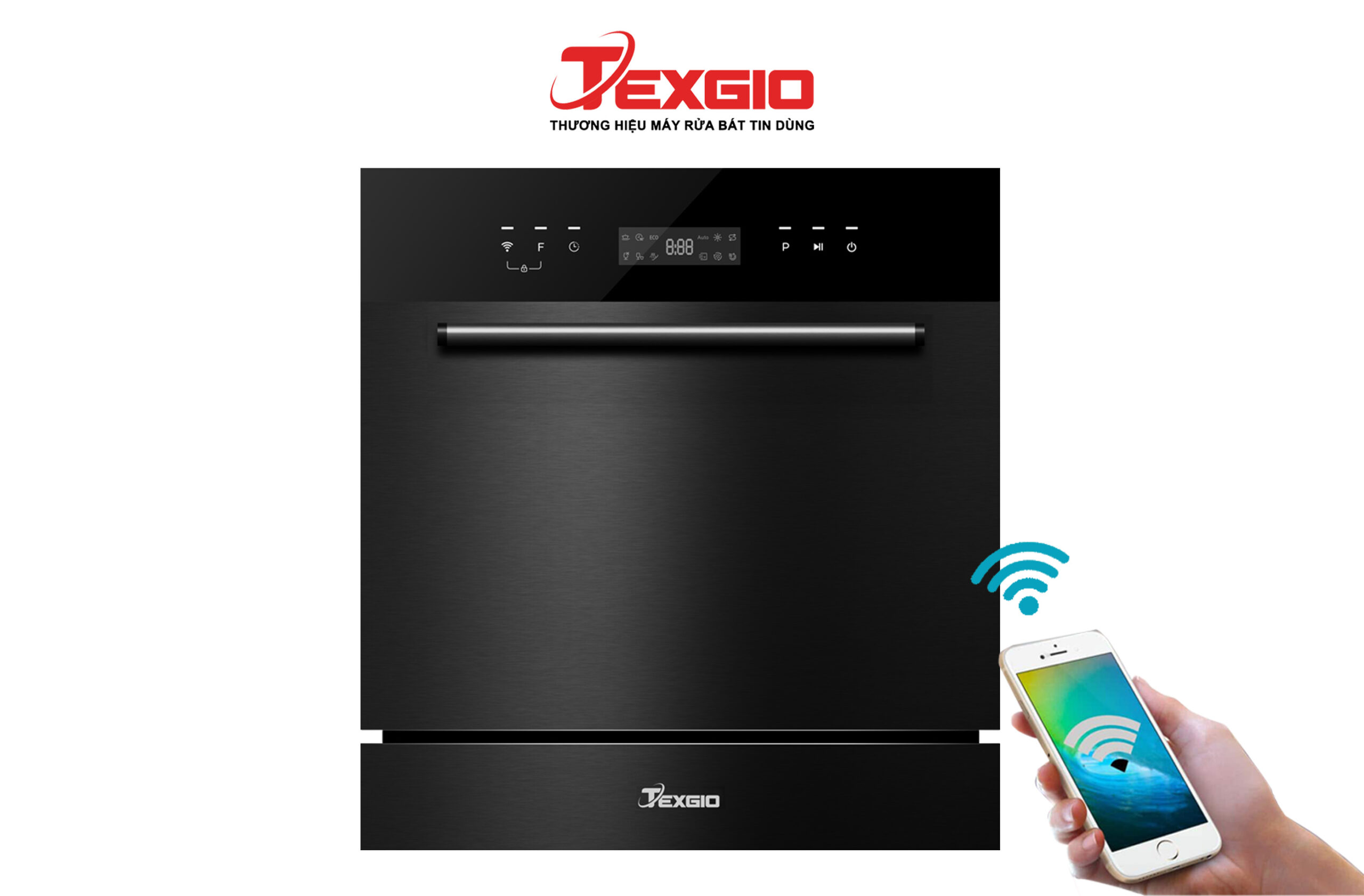 Máy rửa bát Texgio Dishwasher TGWF98SB