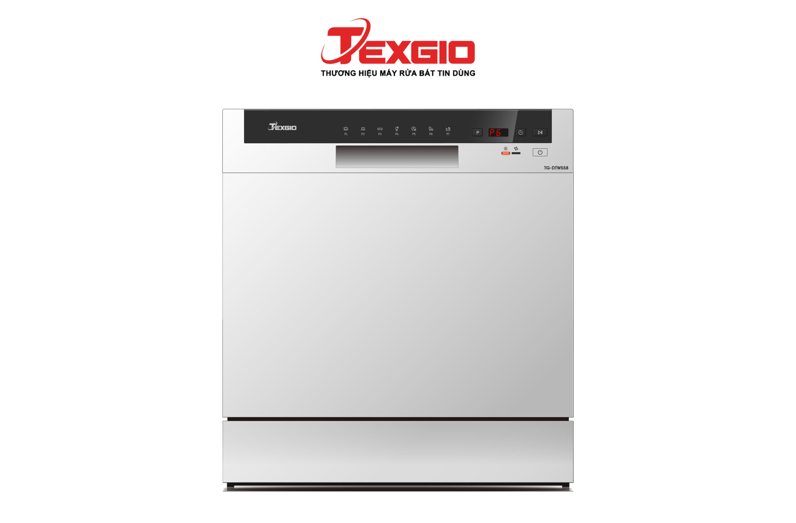 Texgio Dishwasher TG-DTW558 – 8 Bộ Tự Vệ Sinh Máy