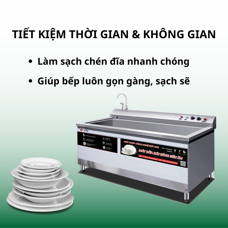 Máy Rửa Bát Siêu Âm UTC – 1500HS