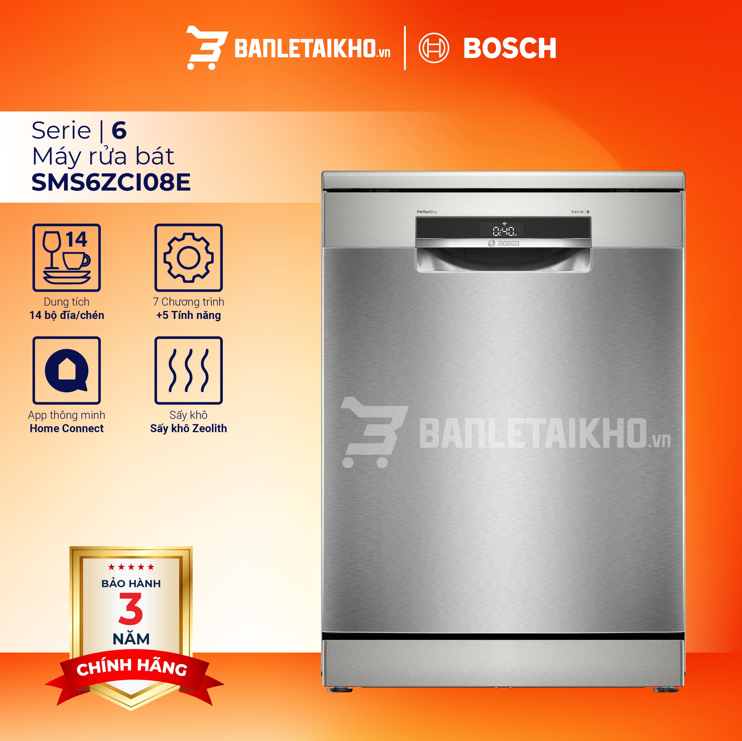 máy rửa bát bosch sms6zci08e