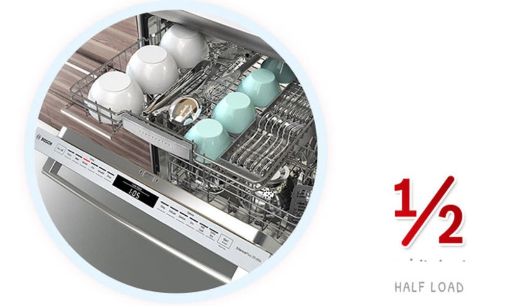 Half load: Rửa nửa tải