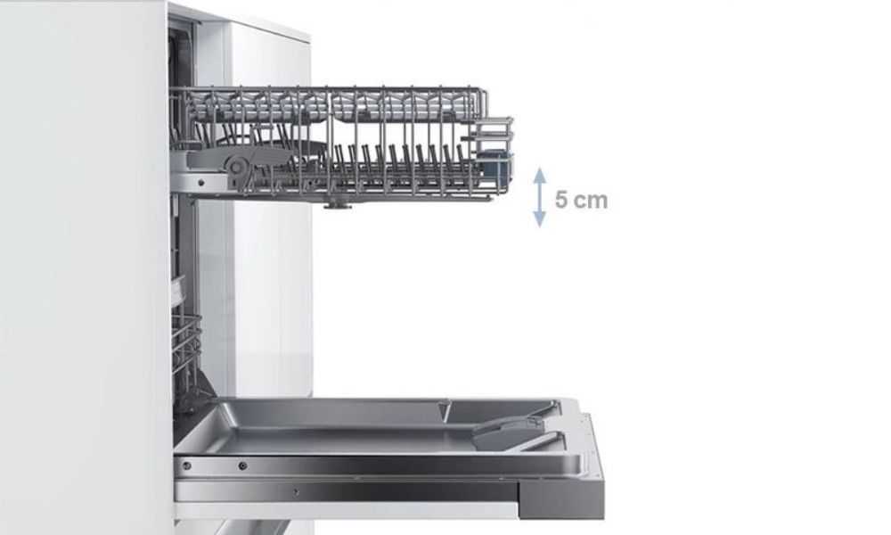 Rackmatic: Khay điều chỉnh với 3 nấc đến 5cm