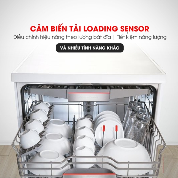 Máy rửa bát Bosch SMS6ZCI49E sở hữu cảm biến tải thông minh