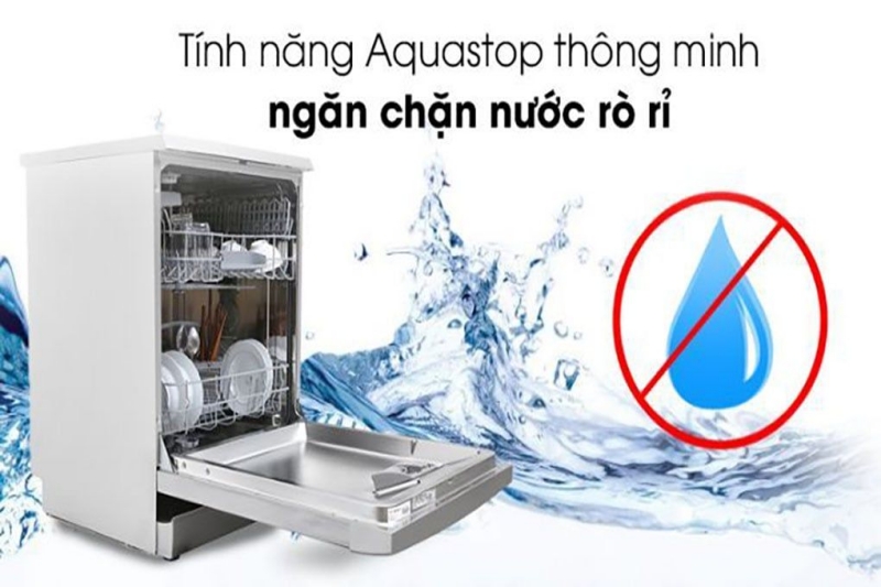Texgio Dishwasher TGF3815B trang bị hệ thống cảm biến AquaStop tiên tiến