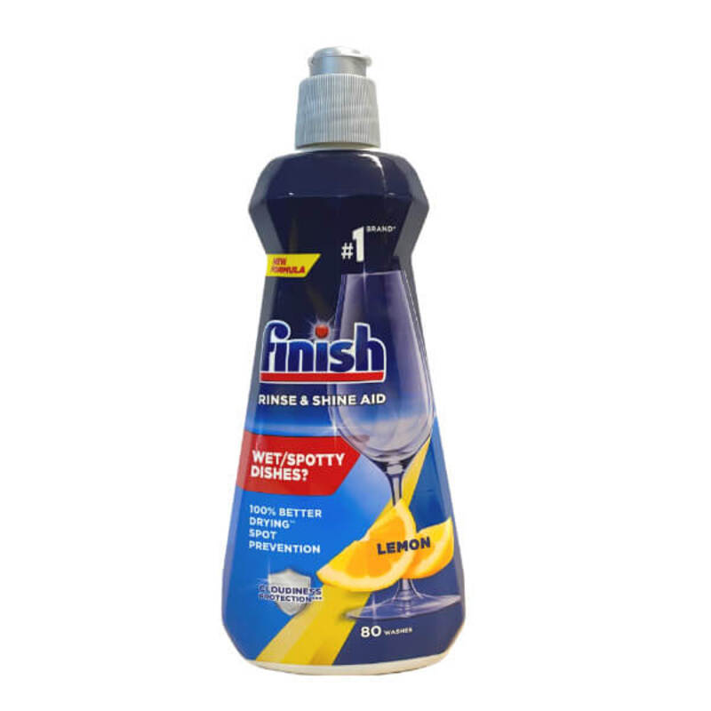Nước làm bóng Finish 800ml Lemon an toàn cho sức khoẻ và thân thiện với môi trường.