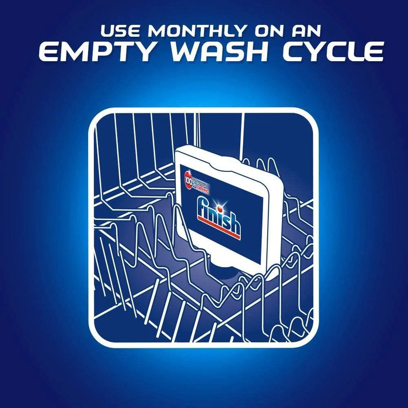 Nước vệ sinh máy rửa chén Finish 250ml có tính tiện lợi cao.