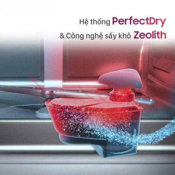 Công nghệ sấy khô PerfectDry with Zeolith® vượt trội với hiệu năng mạnh mẽ