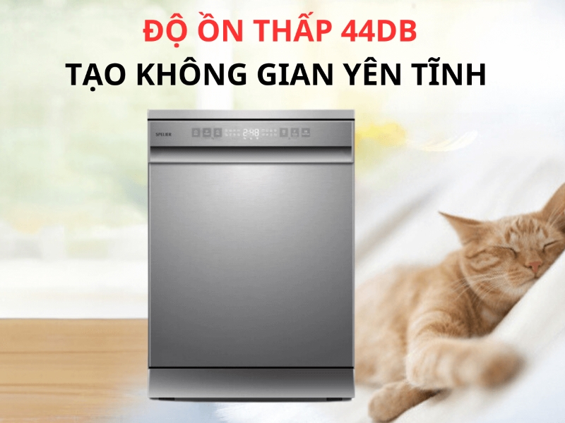 Máy rửa bát Độc Lập/ âm Tủ Spelier SP 15 DW NX SILVER 15 Bộ