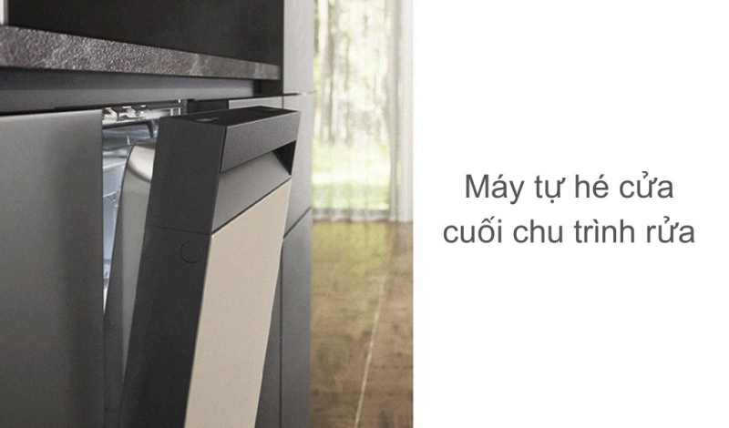 Tính năng cửa mở tự động của máy rửa chén Samsung Bespoke DW60CB750FAPSV