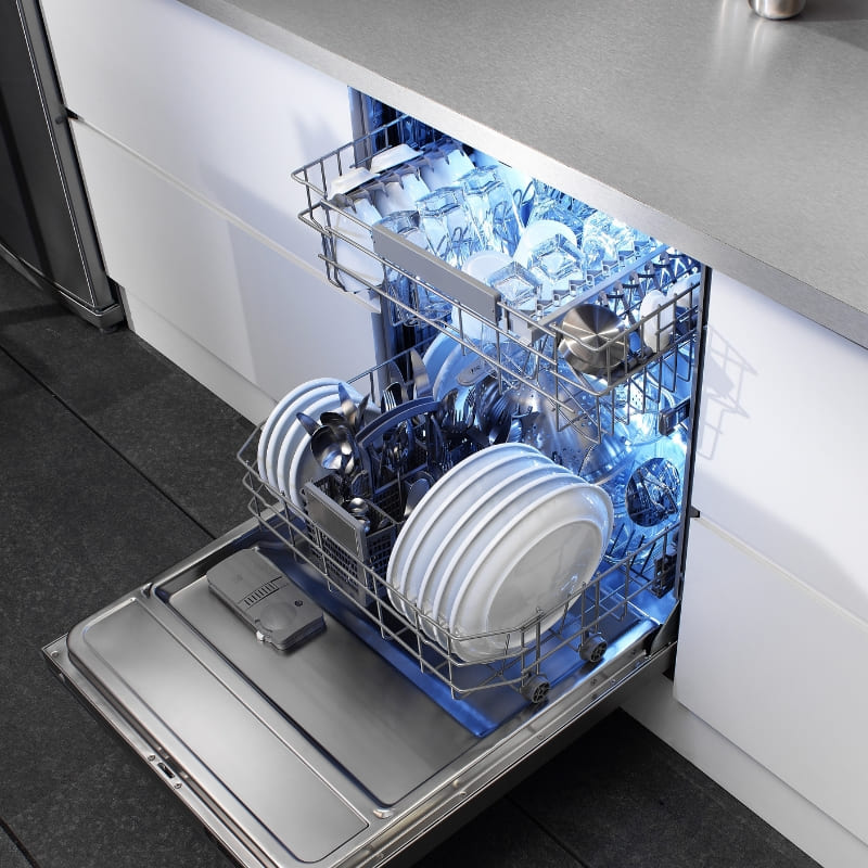 Máy rửa bát Kocher KDEU 8108 tích hợp 5 chương trình rửa linh hoạt