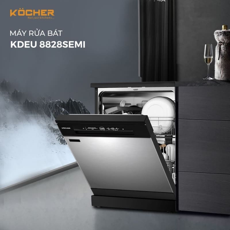 Tích hợp tính năng tự động mở cửa khi kết thúc chương trình rửa