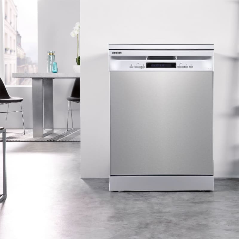 Máy rửa bát Kocher KDEU-8835 sở hữu kiểu dáng hiện đại, sang trọng