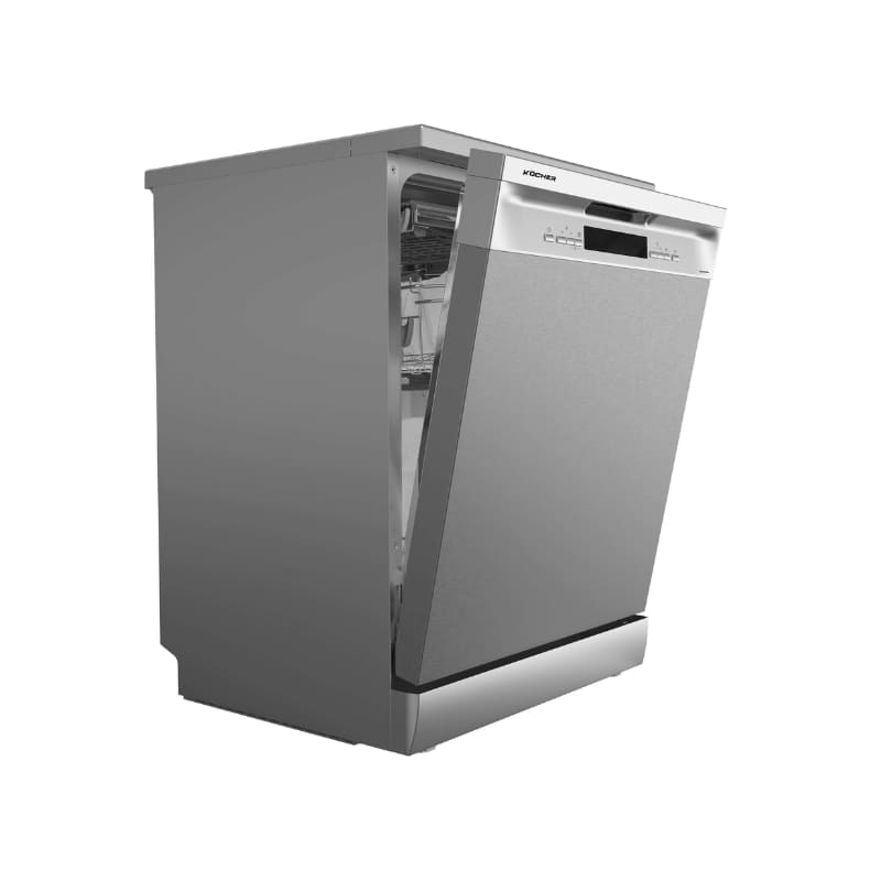 Thiết kế mặt trước của máy rửa bát Kocher KDEU-8835 có tay vịn tiện dụng