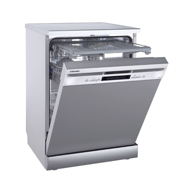 Máy rửa bát Kocher KDEU-8835 có đáy phẳng, có 4 trụ giúp nâng đỡ trọng lực máy