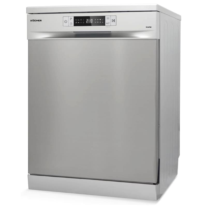 Mặt đáy của máy rửa bát Kocher KDEU-8835SE được thiết kế chắc chắn với chân trụ inox 