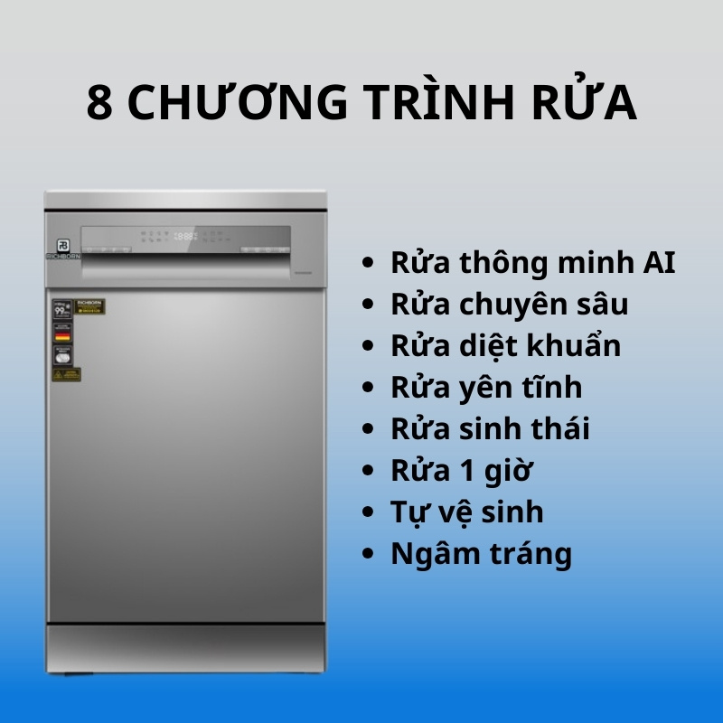 Máy rửa bát Richborn RDS4585EMS
