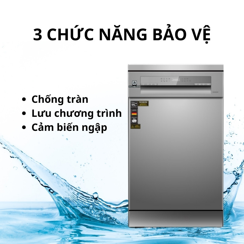 Máy rửa bát Richborn RDS4585EMS