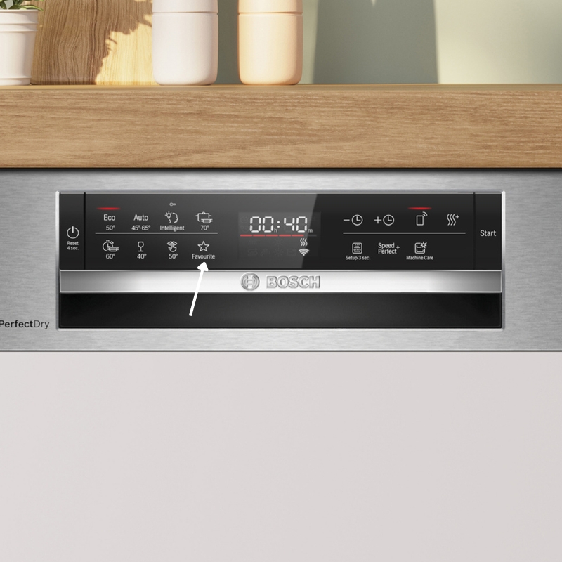Máy rửa bát bán âm Bosch SMI6ZCS16E