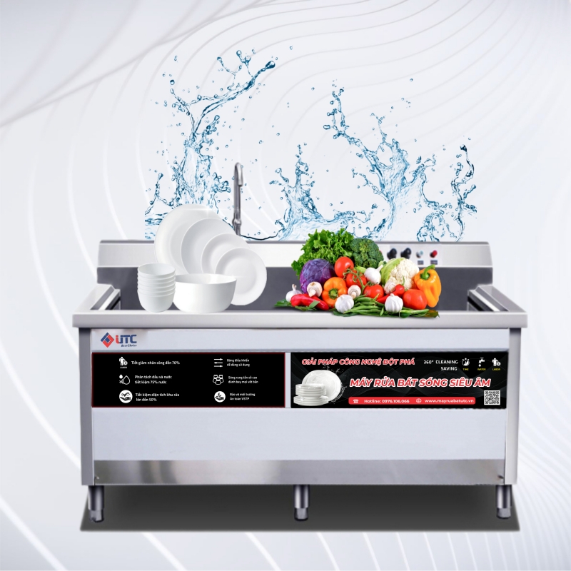 máy rửa bát siêu âm UTC - 2000HD