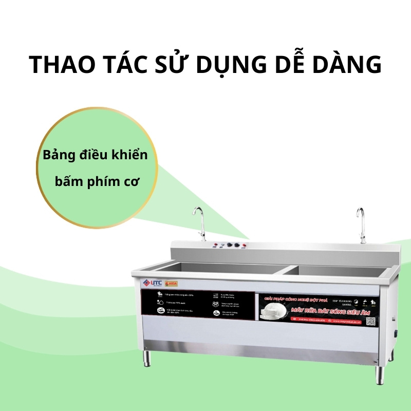 Máy rửa bát siêu âm UTC-2400HD