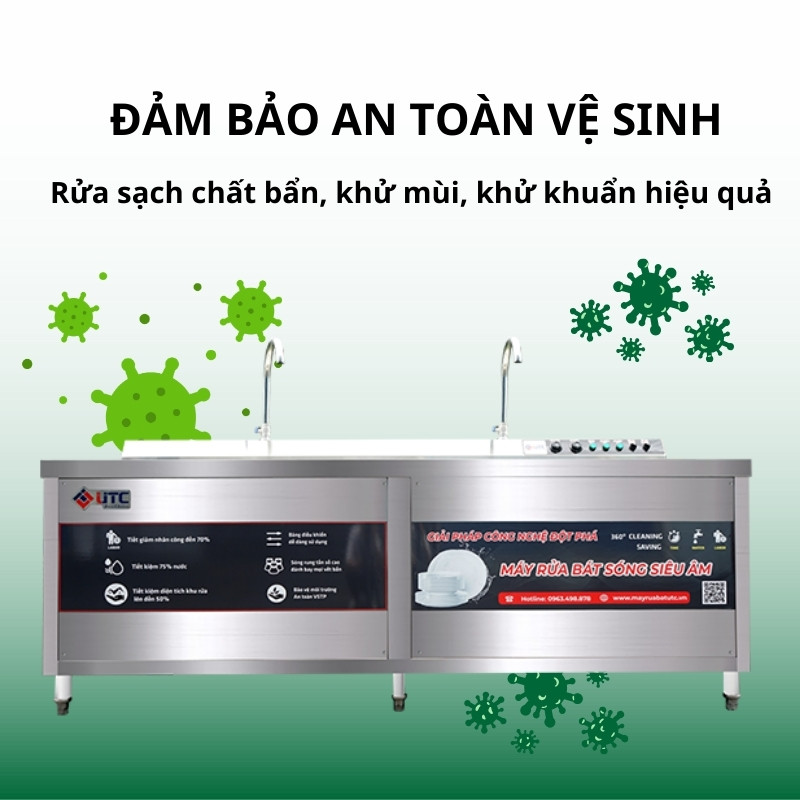 Máy rửa bát siêu âm UTC-2400HD