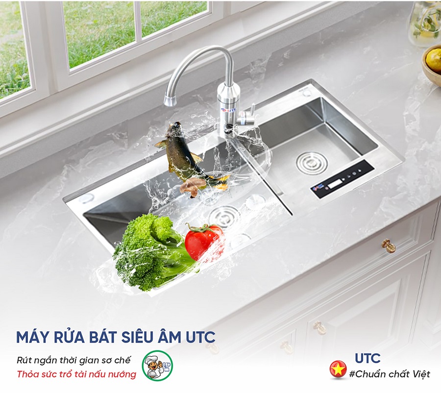 Máy Rửa Bát Siêu Âm UTC - 500GĐ