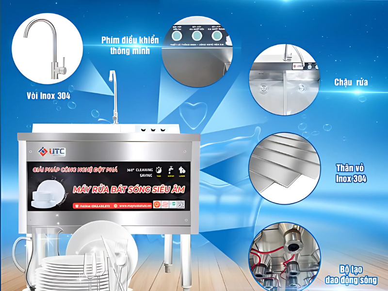 Máy Rửa Bát UTC - 600SM